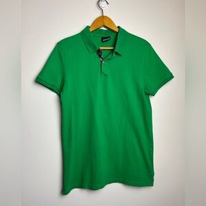 Jared Lang Men’s Polo Shirt M Green Short sleeve Old Money Country Club classic